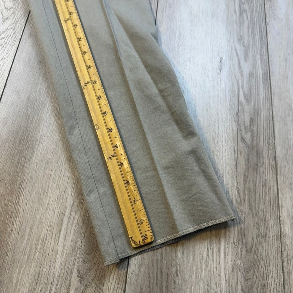 PT01 Pantaloni Torino Pants Mens Size 50 Gray Unfinished Hem Unhemmed Men 34x36 - Picture 6 of 13